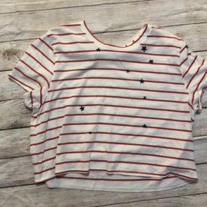 Abercrombie and Fitch XL stripe short sleeve top